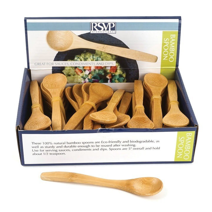 RSVP Bamboo Condiment Spoon - iQ living