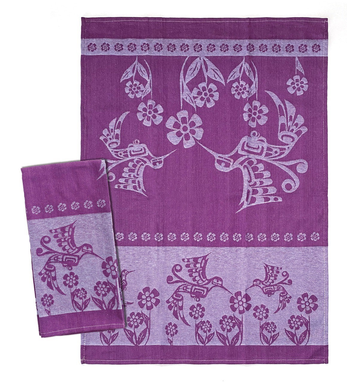 Native Northwest Cotton Tea Towel Hummingbird