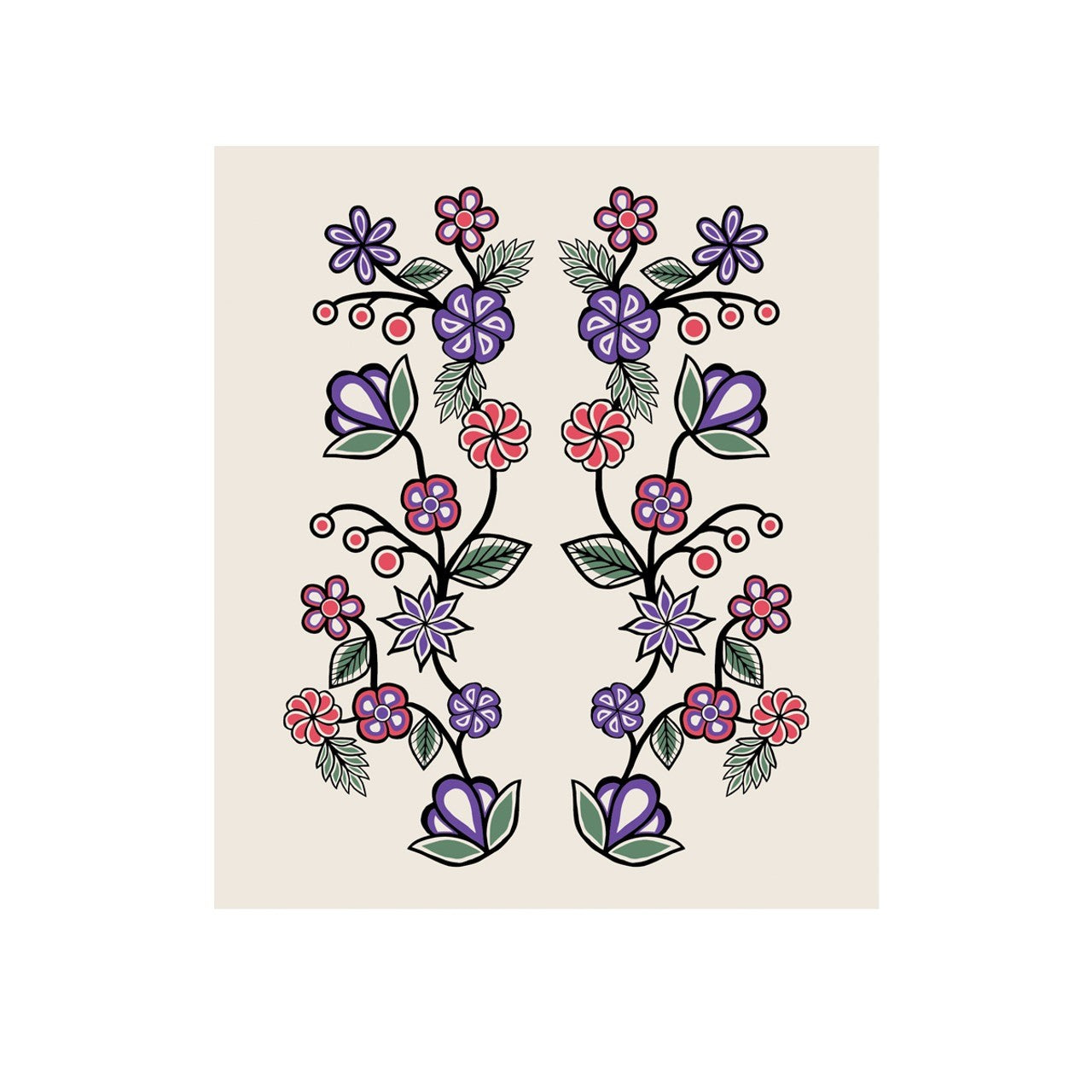 Native Northwest Eco Cloth Ojibwe Florals