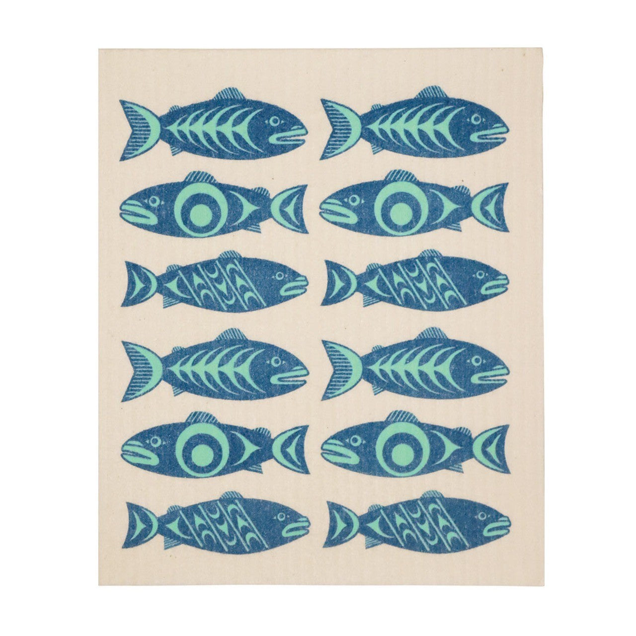 Native Northwest Eco Cloth Salmon In The Wild - iQ living