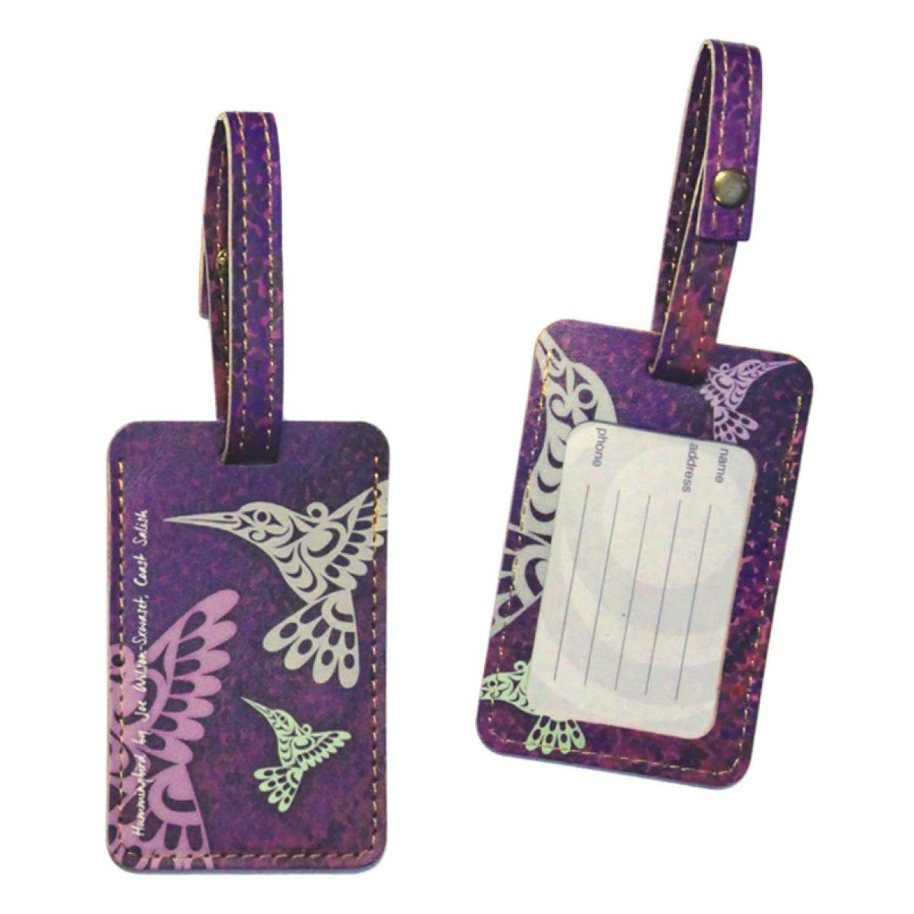 Native Northwest Luggage Tag Hummingbird