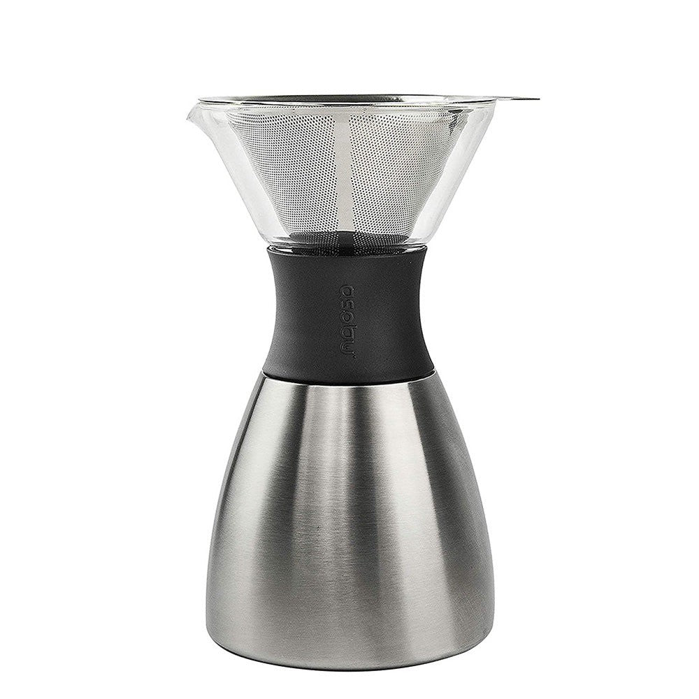 Asobu Silver Pour Over Coffee Maker 32oz