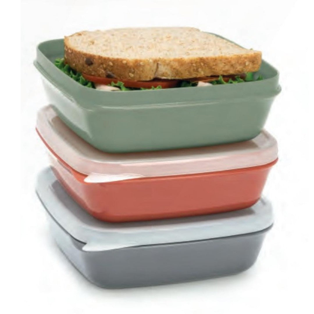 Joie Meal Seal 1 Compartment Sandwich Containers Set Of 3