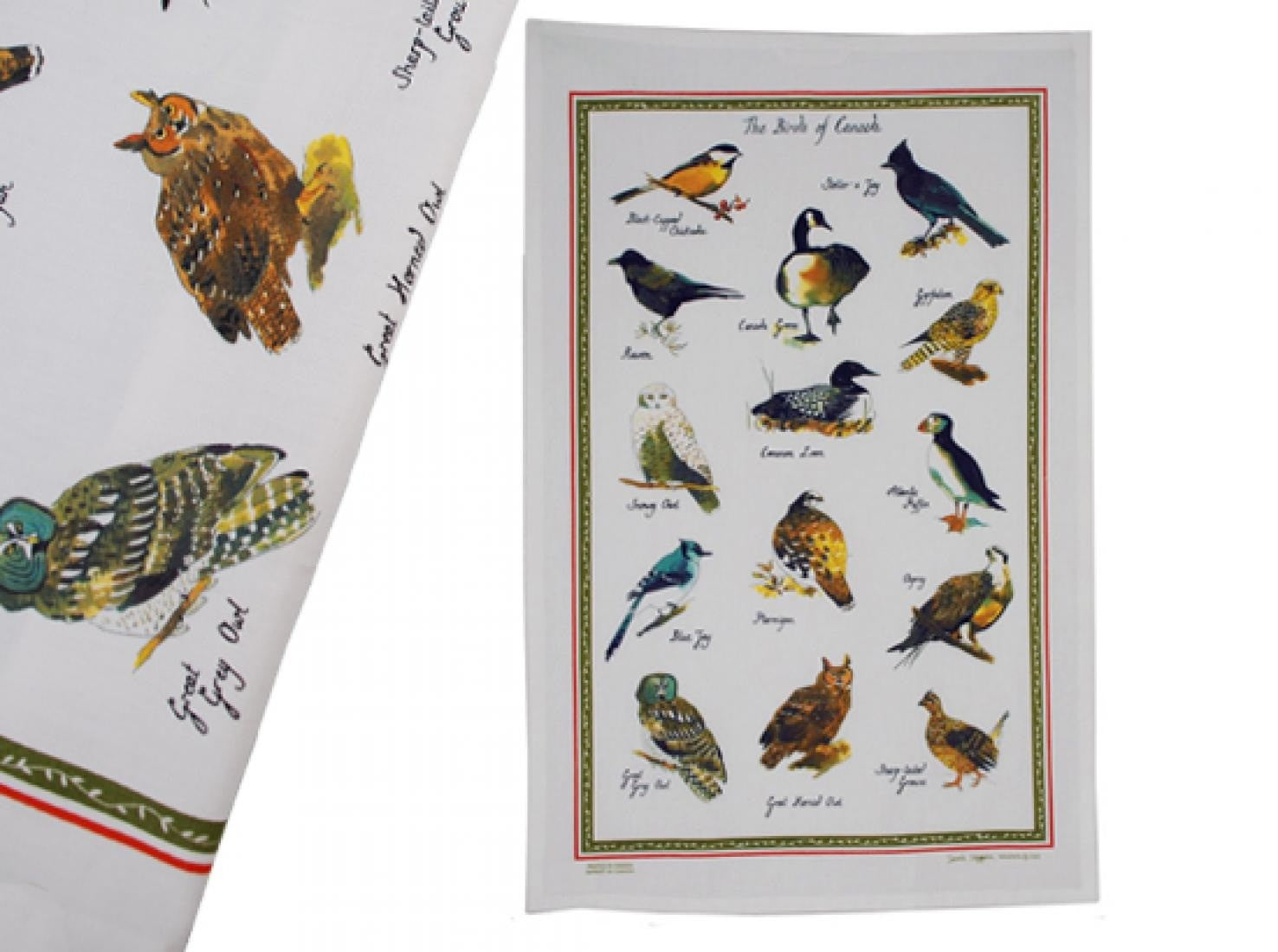 Canadian Tea Towel Birds Of Canada - iQ living