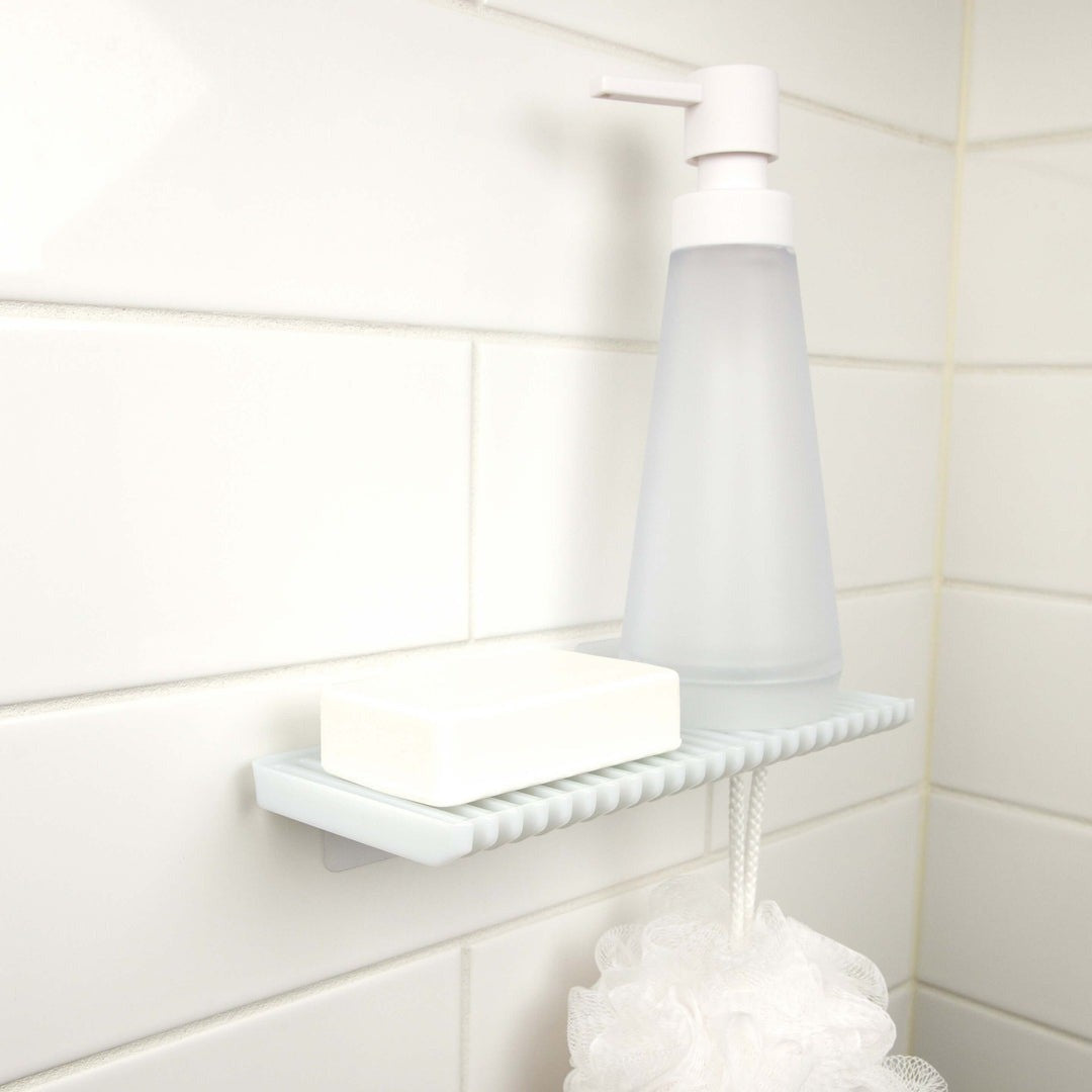 Three By Three Aquafolio Standard Shower Shelf - White