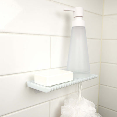 Three By Three Aquafolio Standard Shower Shelf - White