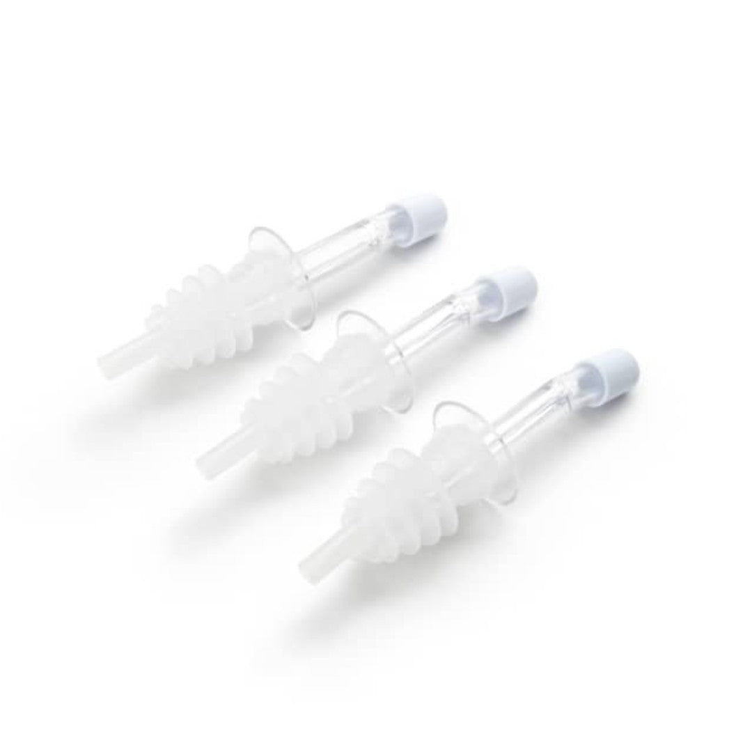Fox Run Plastic Liquor / Oil Bottle Pourers Set Of 3 - iQ living