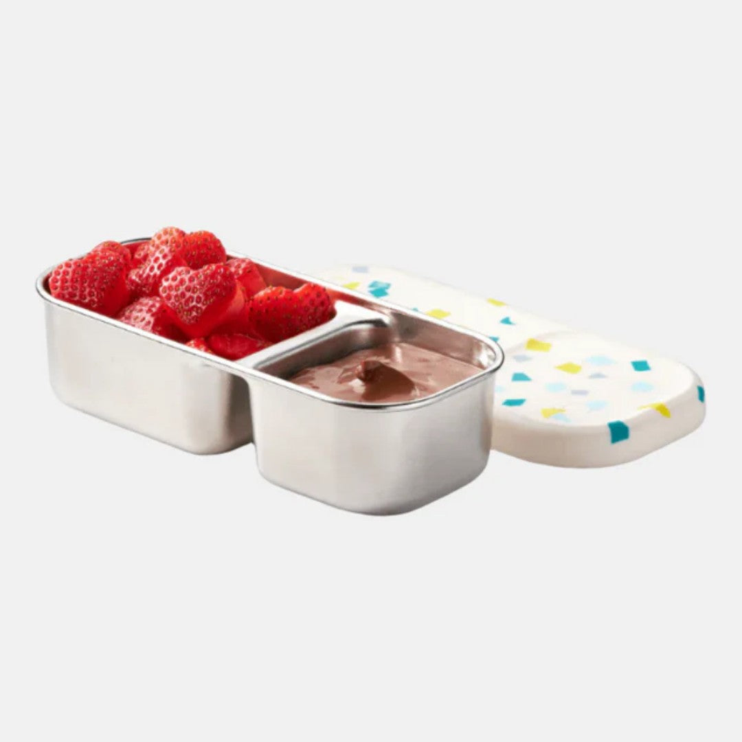 PlanetBox Day Tripper Snack Container - Terrazzo