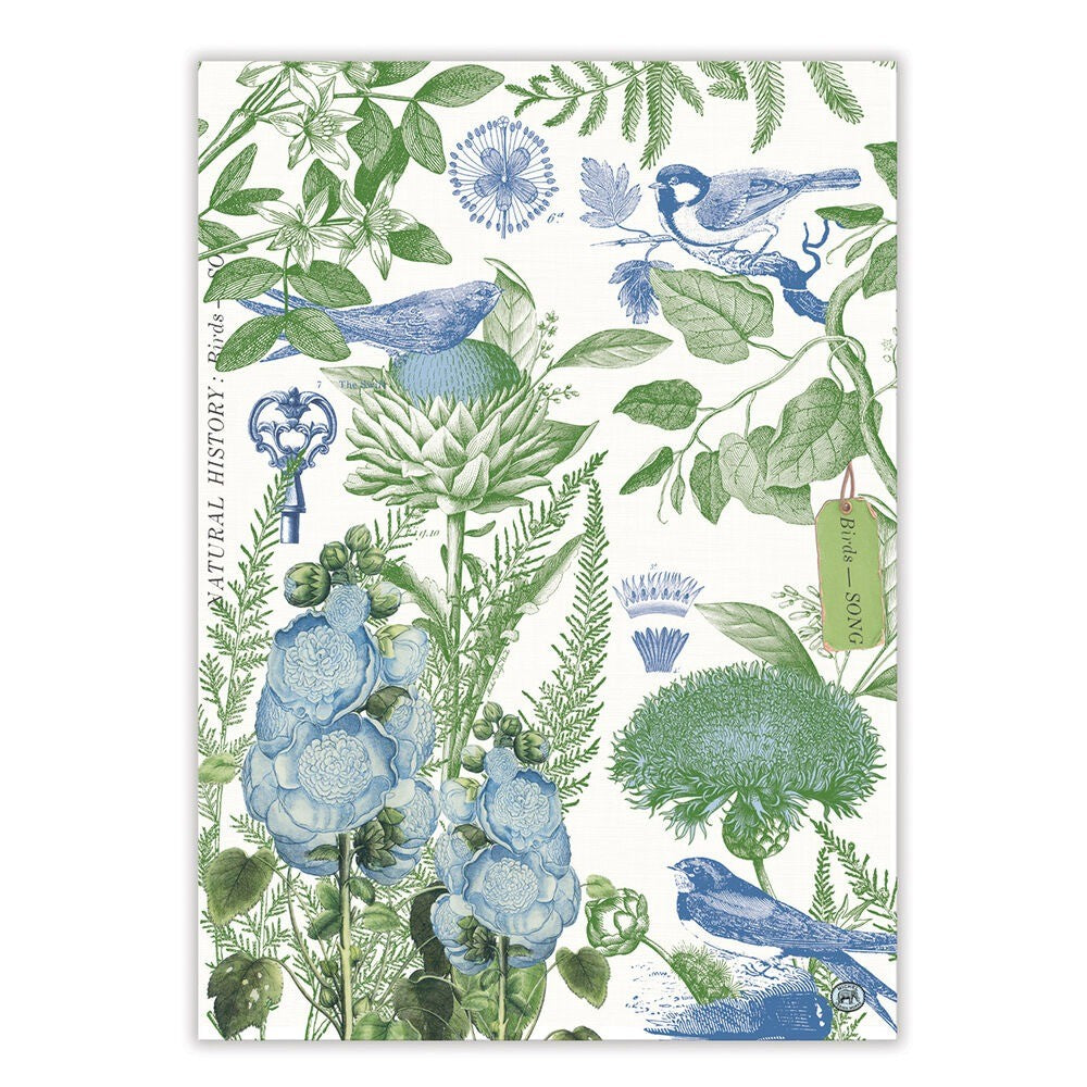 Michel Design Works Kitchen Towel - Blue Birds