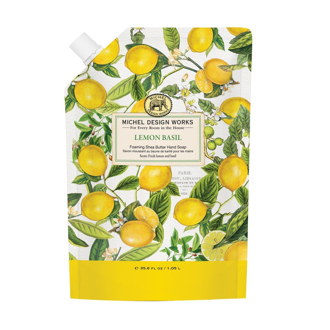 Michel Design Works Lemon Basil Foaming Hand Soap - Refill