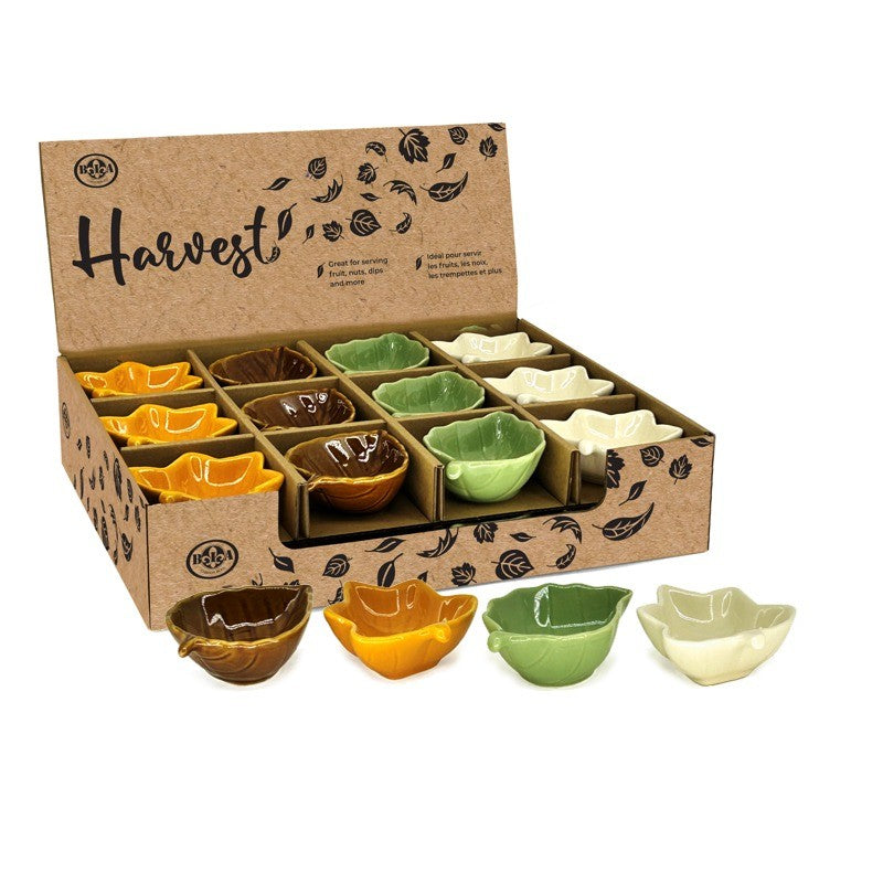 BIA Harvest Leaf Dip Bowl - Assorted - iQ living