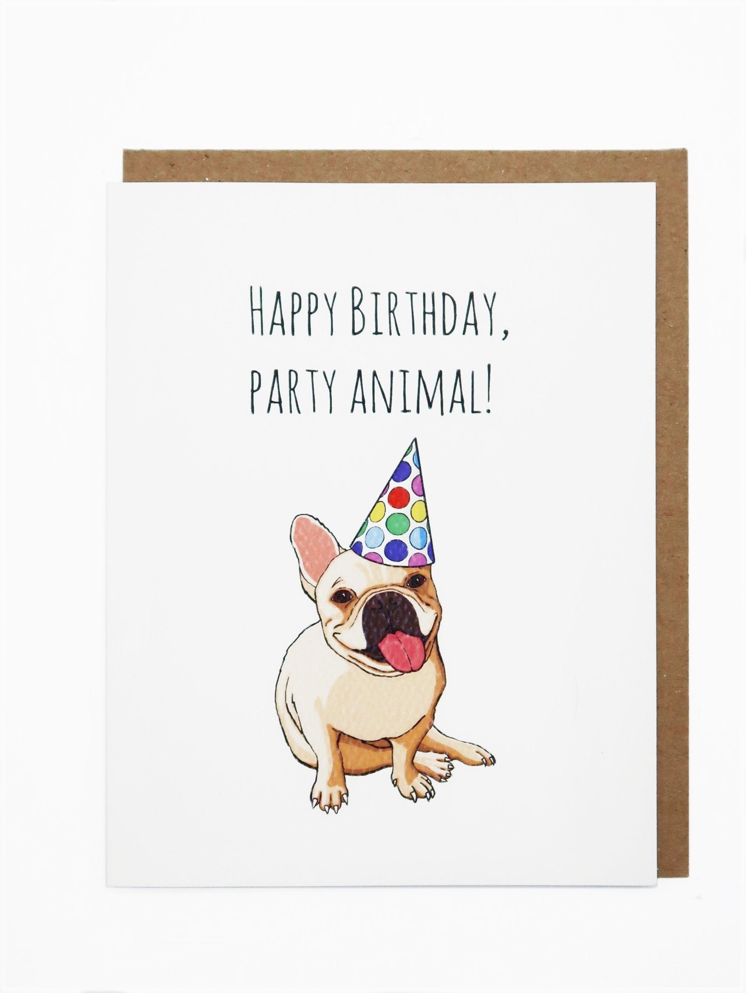 Noted By Copine Birthday Card - Party Animal