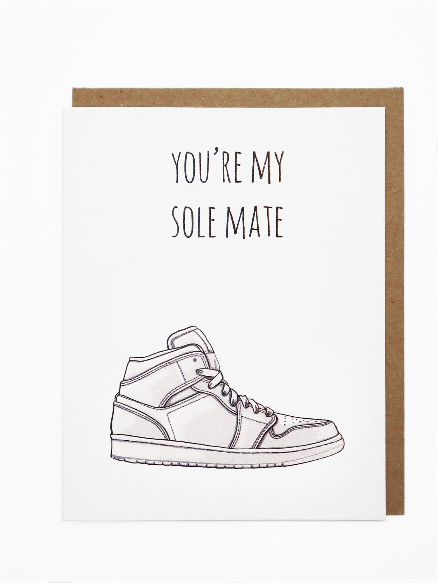Noted By Copine Love Card - Sole Mate