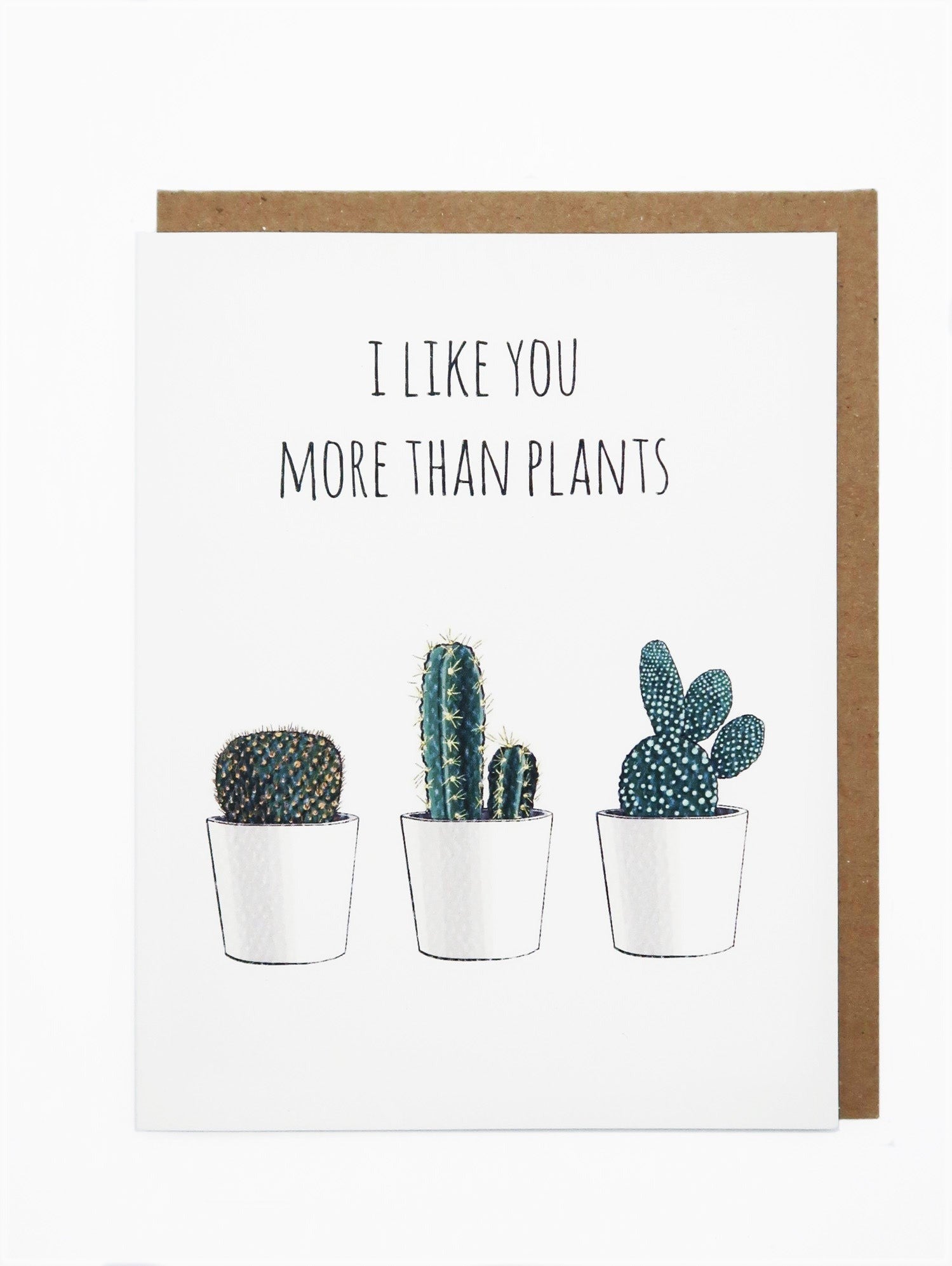 Noted By Copine Love Card - Plants