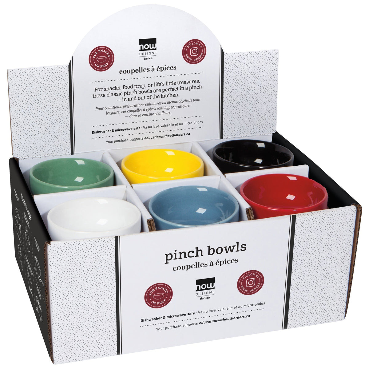 Now Designs Colour Centre Pinch Bowl 2oz - Assorted
