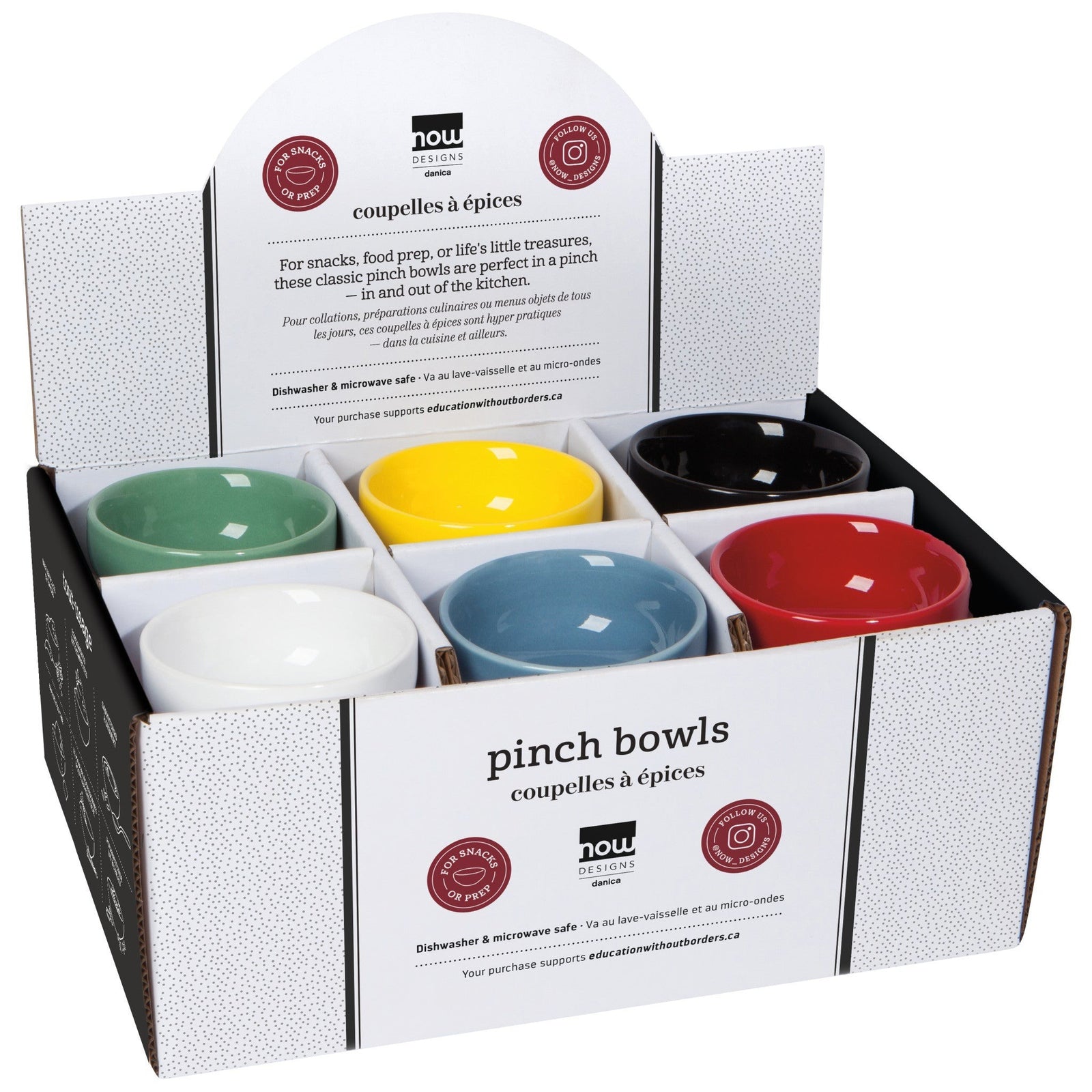Now Designs Colour Centre Pinch Bowl 2oz - Assorted