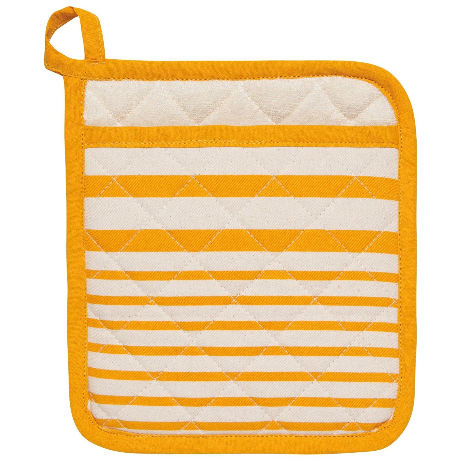 Now Designs Potholder Awning Stripe Yellow - iQ living