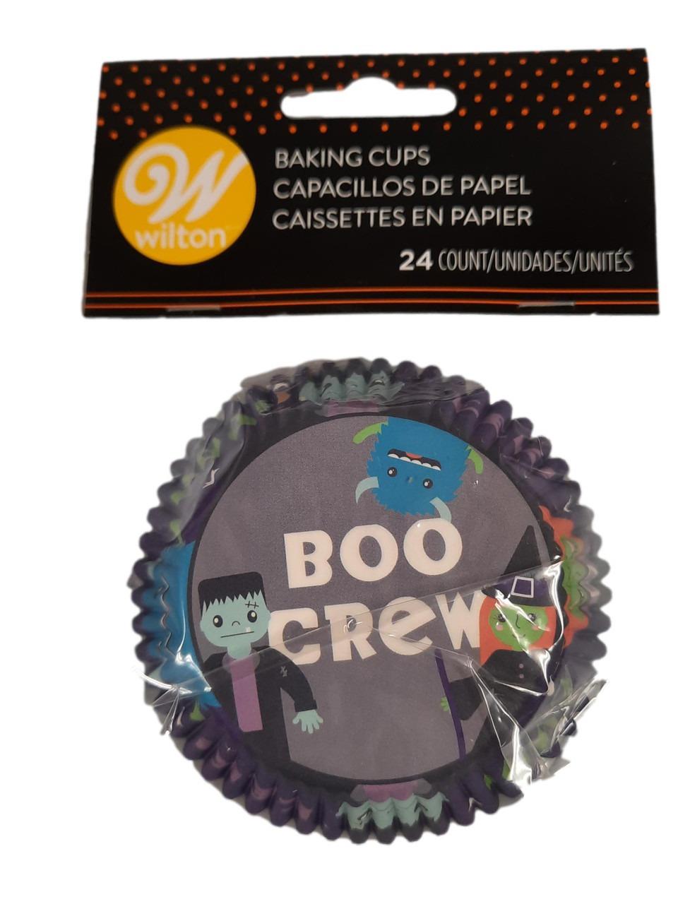Wilton Halloween Baking Cups 24 Count - Boo Crew