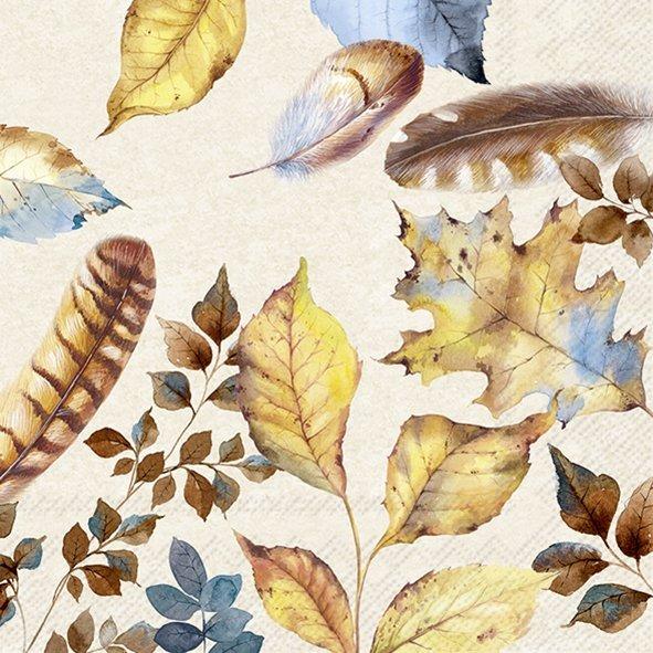 IHR Cocktail Napkin 20 Pack A Piece Of Nature Cream