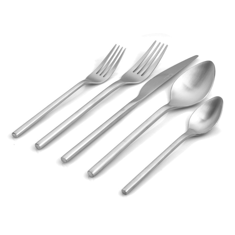 Brilliant Maison Satin Finish 20-Piece Flatware Set