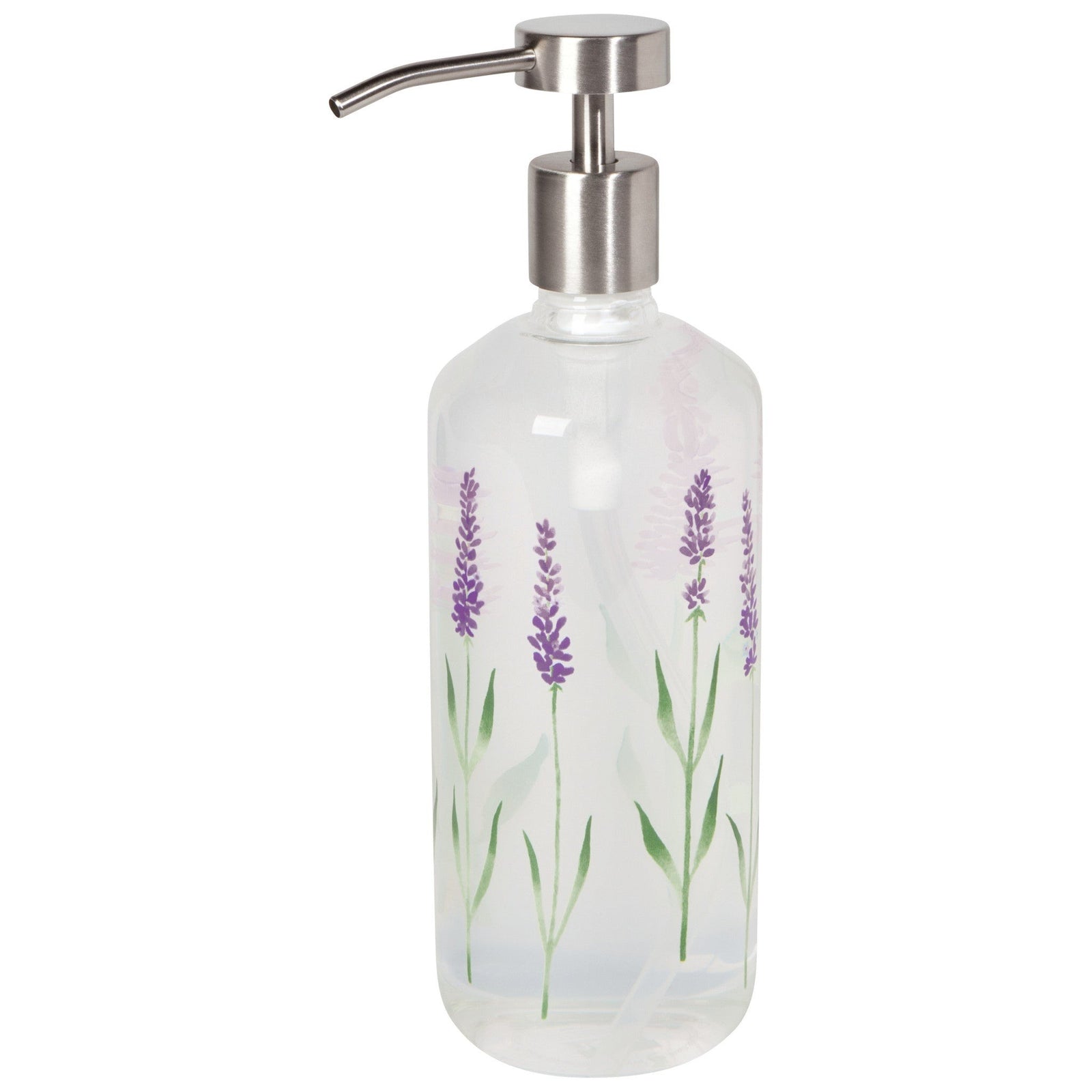 Now Designs Glass Soap Pump Lavender