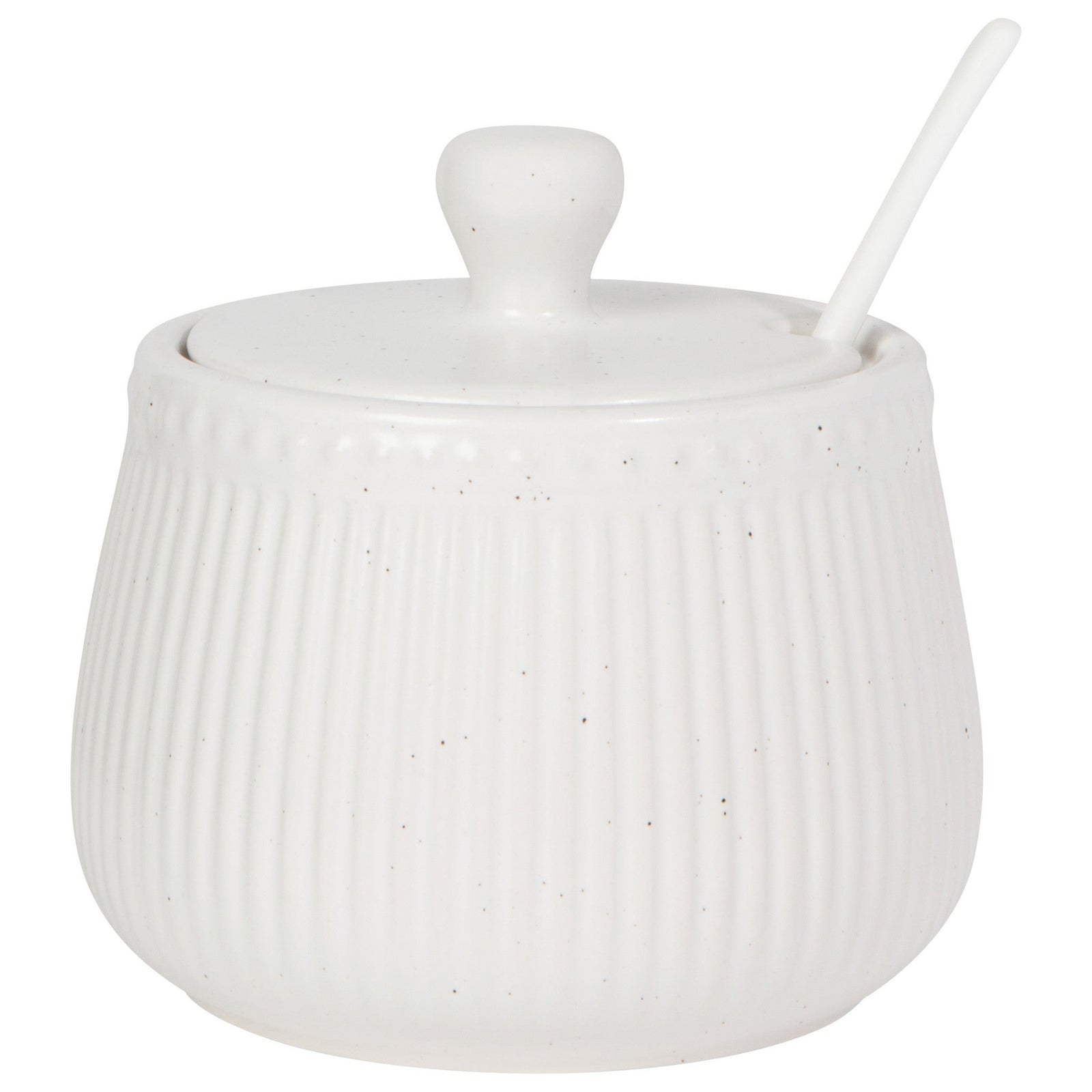 Now Designs White Speckled Sugar Pot 15oz