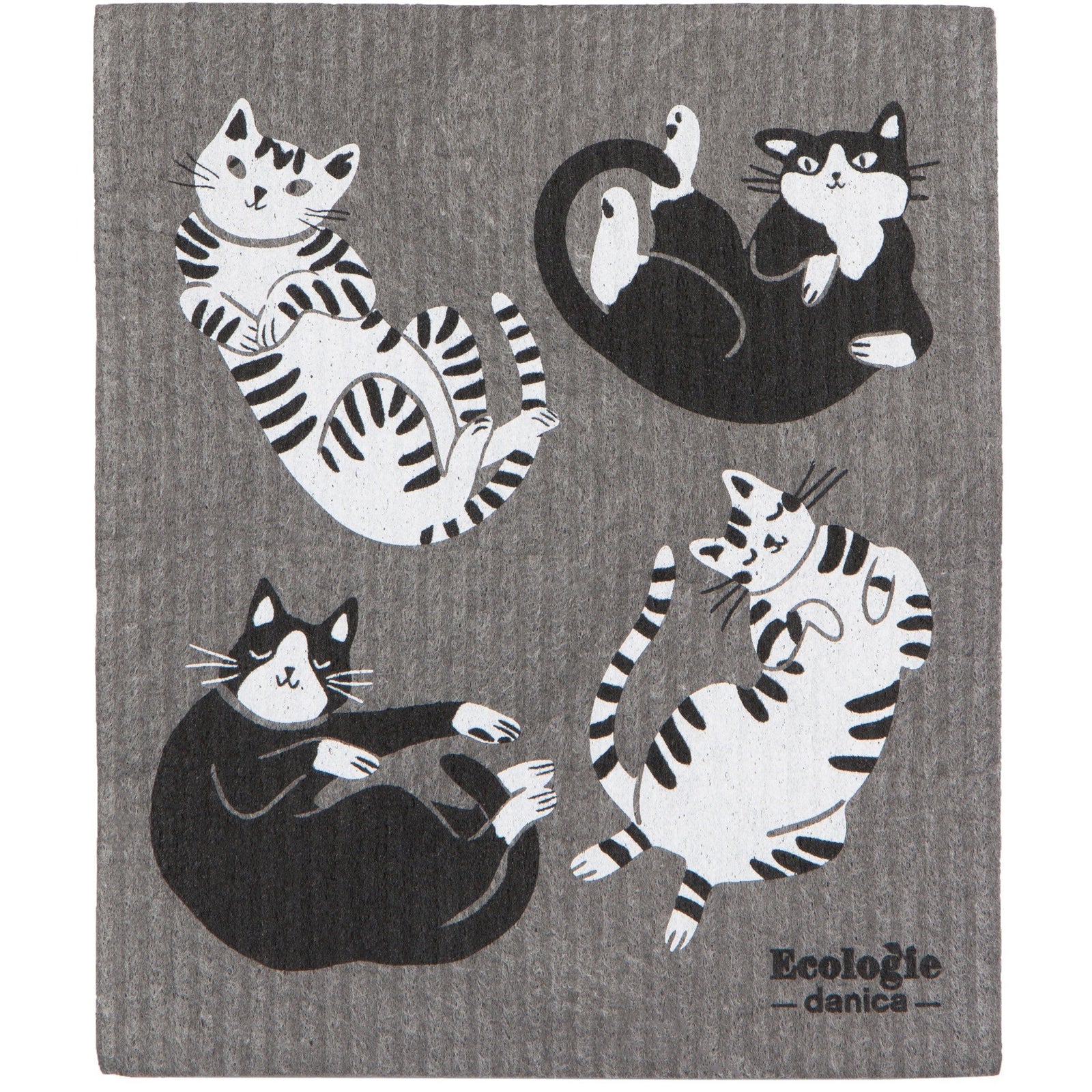 Now Designs Swedish Dish Cloth Meow & Furever Cat