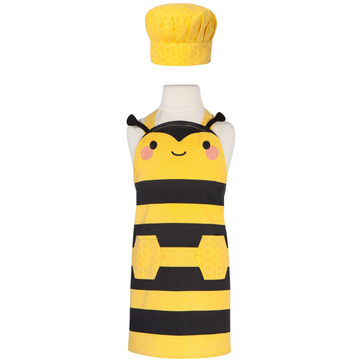 Danica Kids Apron &amp; Chef's Hat Set Bumble Bee