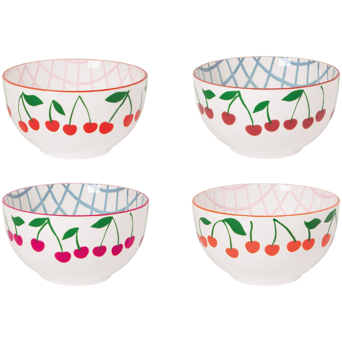 Danica Pinch &amp; Dip Bowls Set Of 4 Very Cherry - iQ living