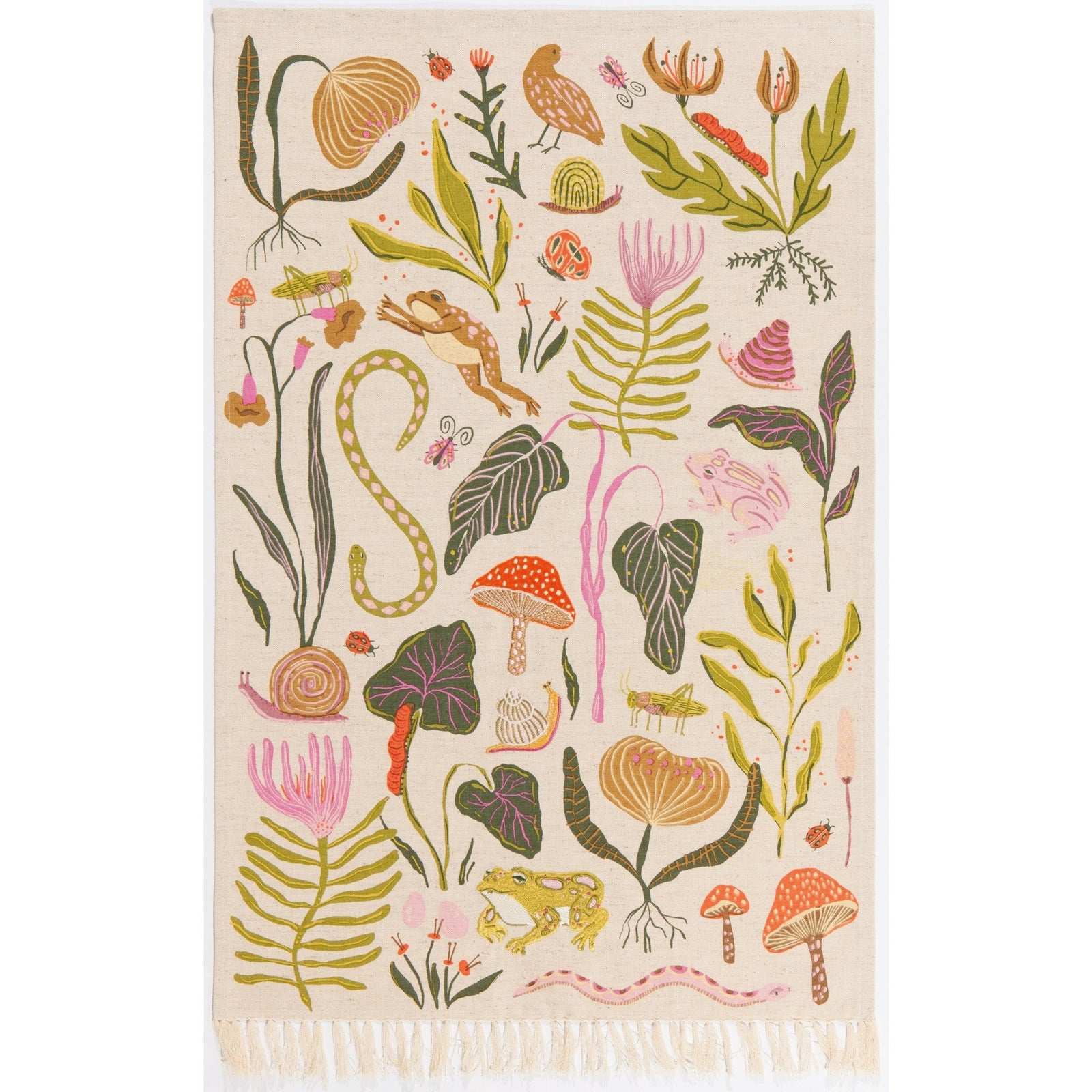 Danica Tea Towel Embroidered Gardenland