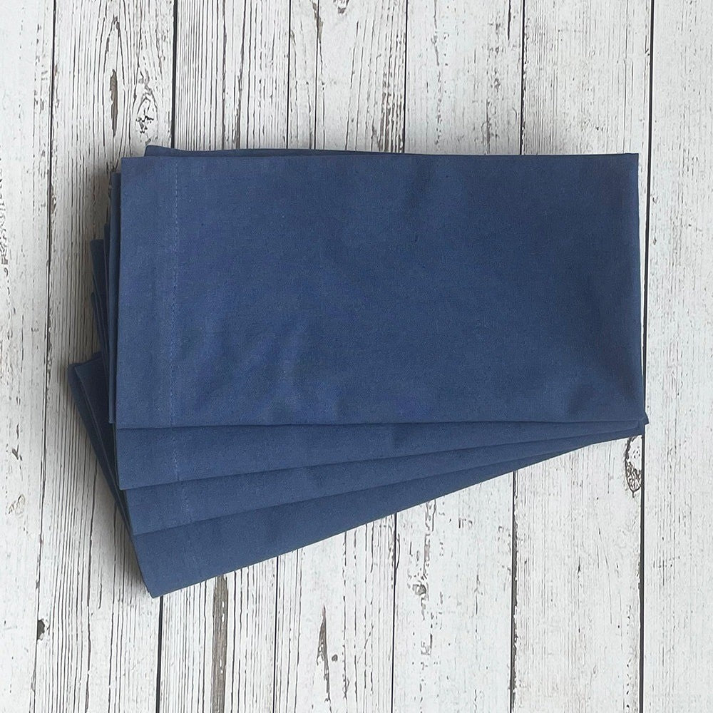 Mahogany Napkin Set Of 4 Blue