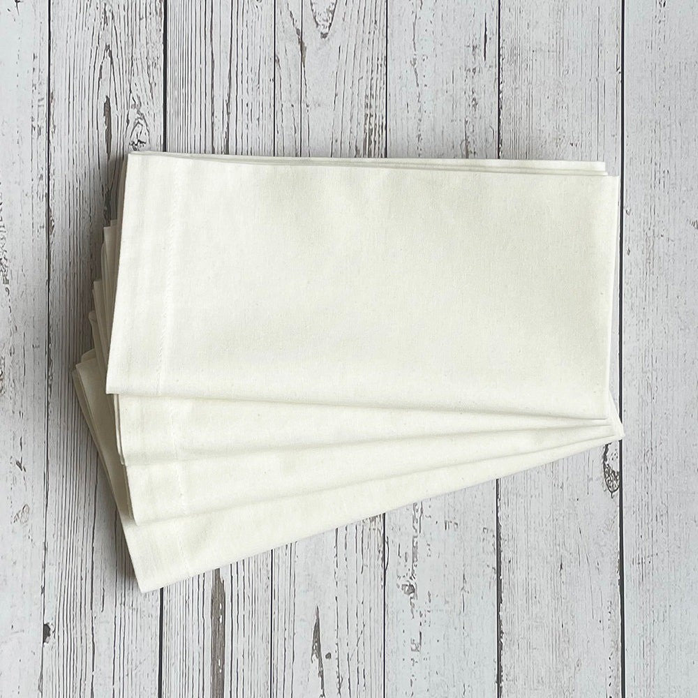 Mahogany Napkin Set Of 4 Ivory