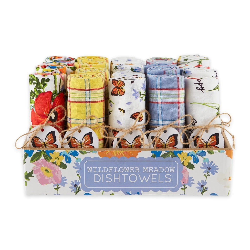 Design Imports Summer Meadow Dishtowel - Assorted