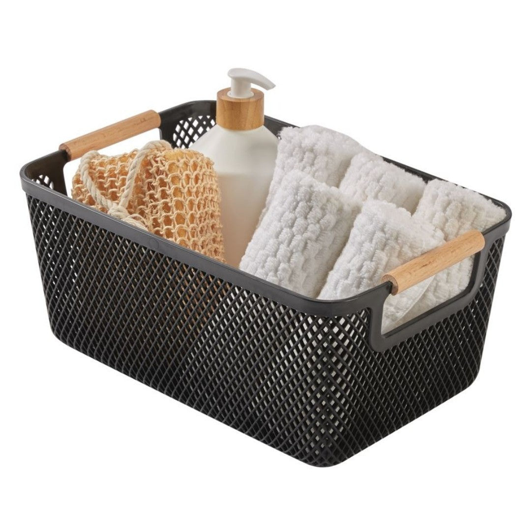 Neat &amp; Tidy Malla Plastic Basket Medium - iQ living