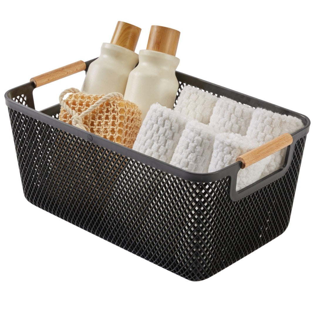 Neat &amp; Tidy Malla Plastic Basket Large