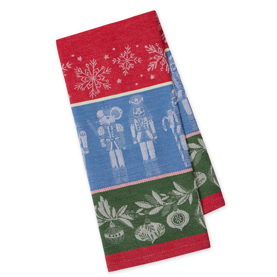 Design Imports Christmas Tea Towel - Holiday Nutcrackers