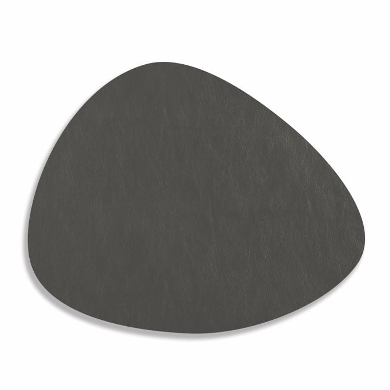Natural Living Bauhaus Round Placemat 17" - Black