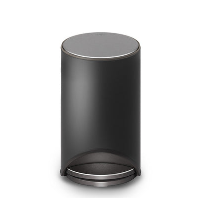 Joseph Joseph Arc Matte Black Waste Can 10L