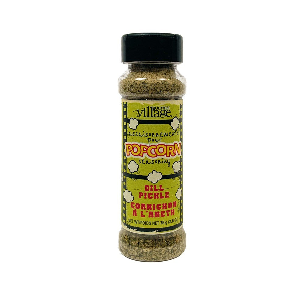 Gourmet Du Village Popcorn Seasoning Tangy Dill Pickle