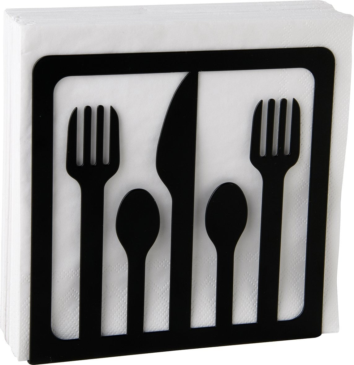 IHR Metal Napkin Holder Black