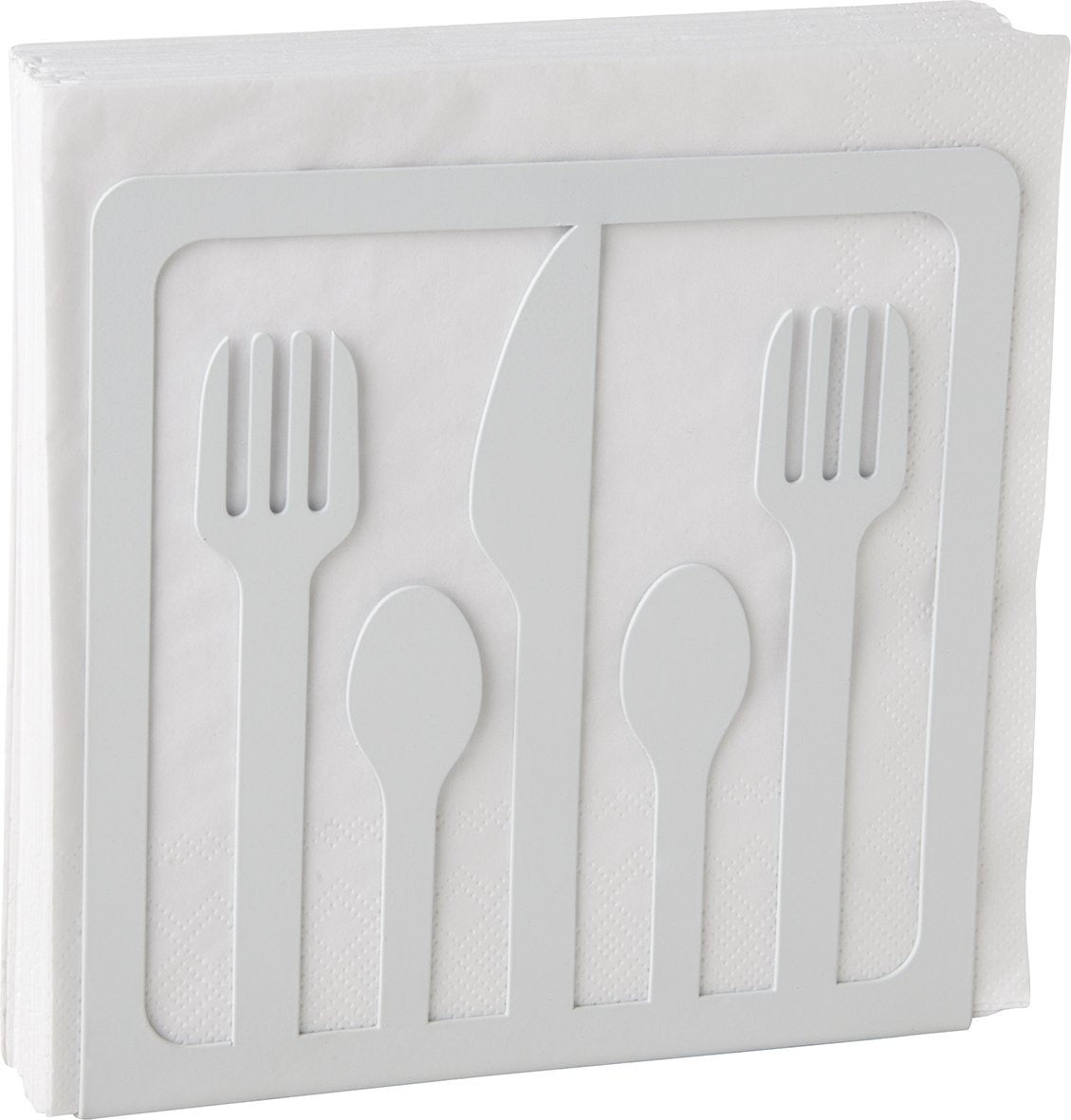 IHR Metal Napkin Holder White