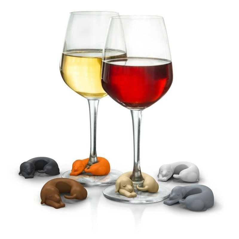 Fred Drink Charms Winer Dogs Set Of 6