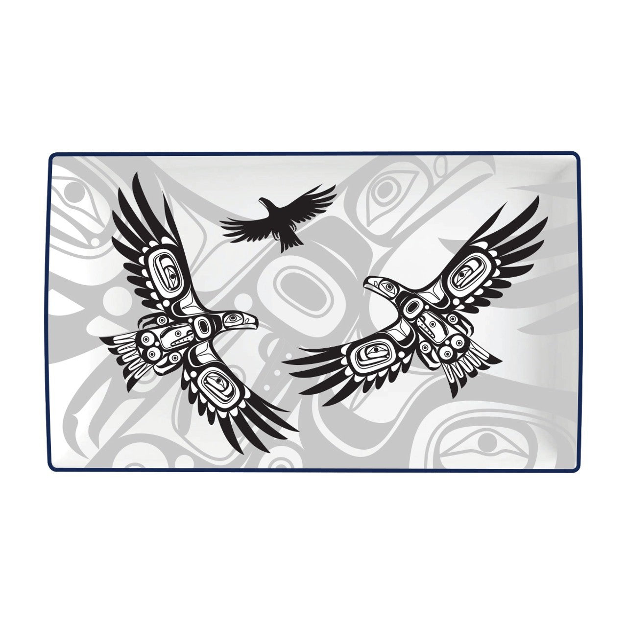 Native Northwest Soaring Eagle Rectangular Platter