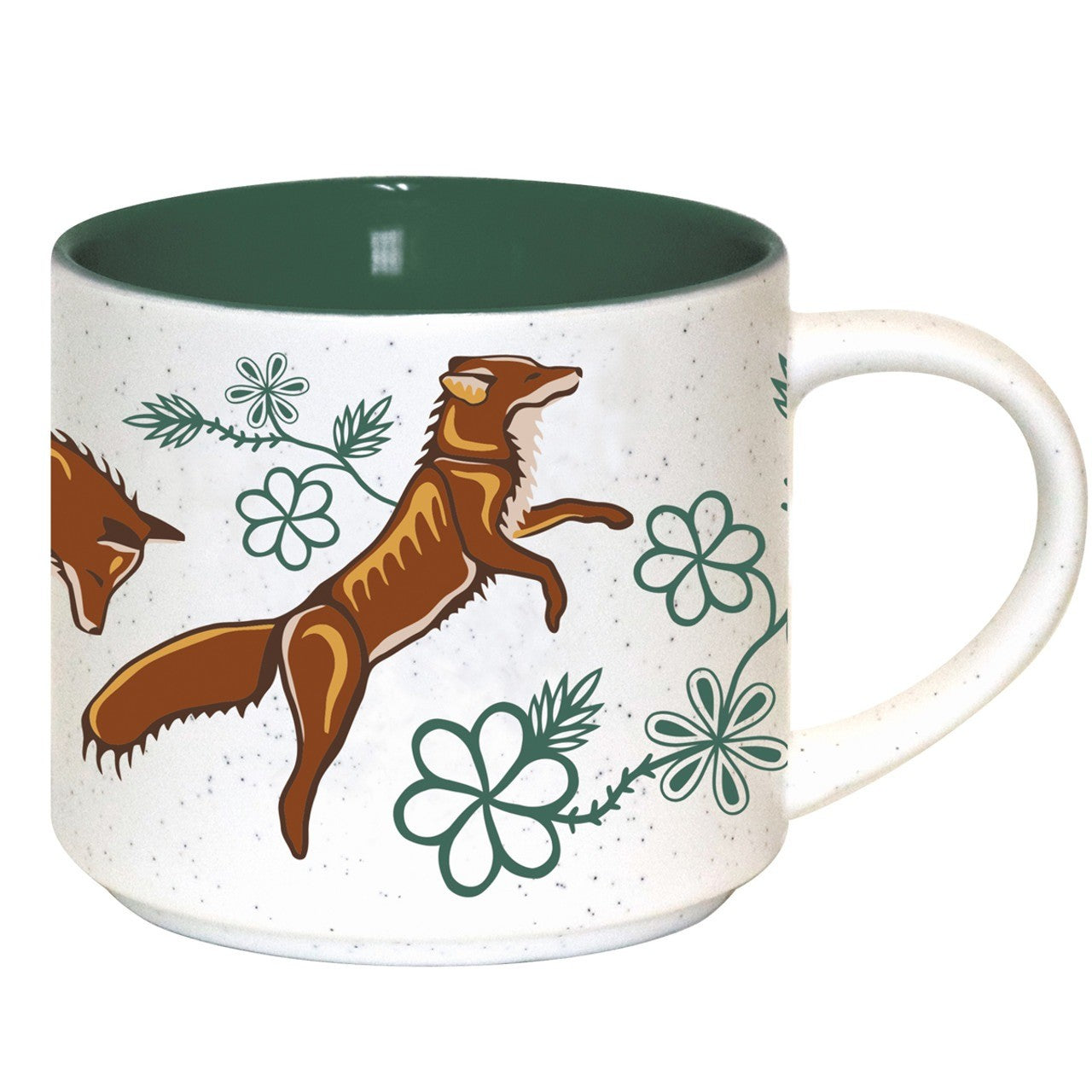 Native Northwest 16oz Ceramic Mug Foxes