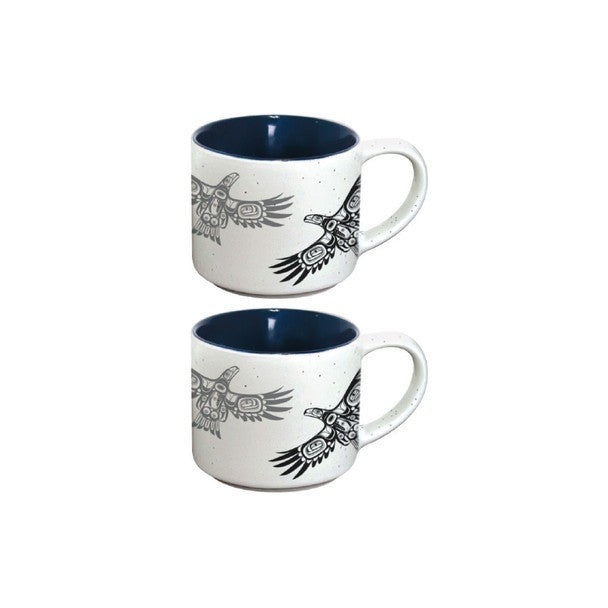 Native Northwest 3oz Espresso Mug Set Of 2 Soaring Eagle