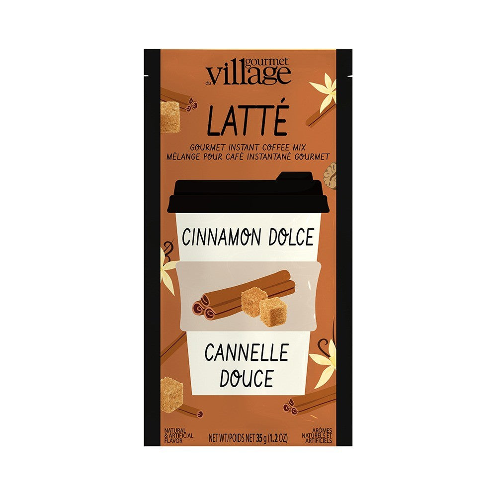 Gourmet du Village Latte Cinnamon Dolce Instant Coffee