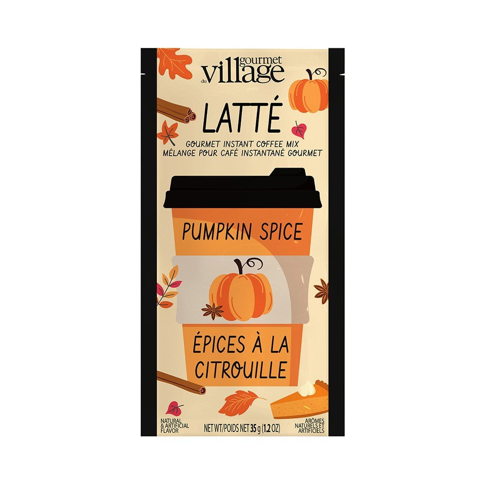 Gourmet du Village Latte Pumpkin Spice Instant Coffee