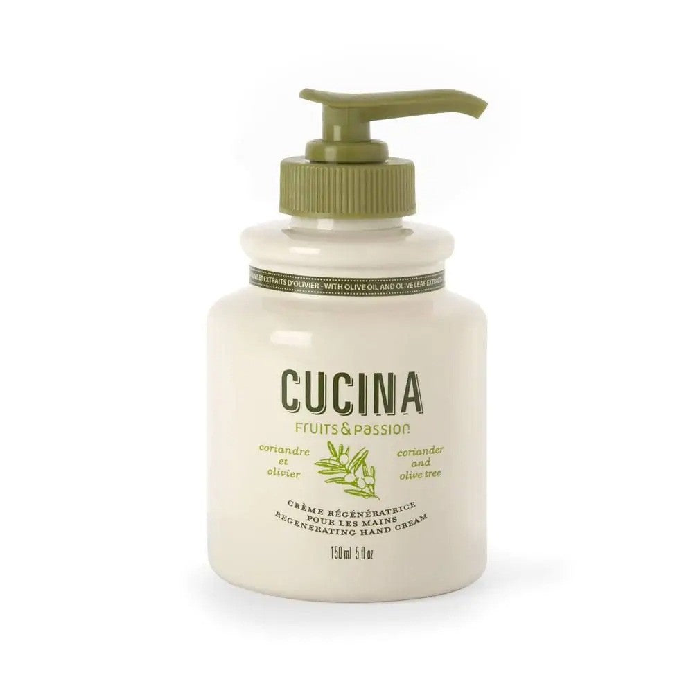 Fruits &amp; Passion Cucina Hand Cream 150ml - Coriander &amp; Olive Tree