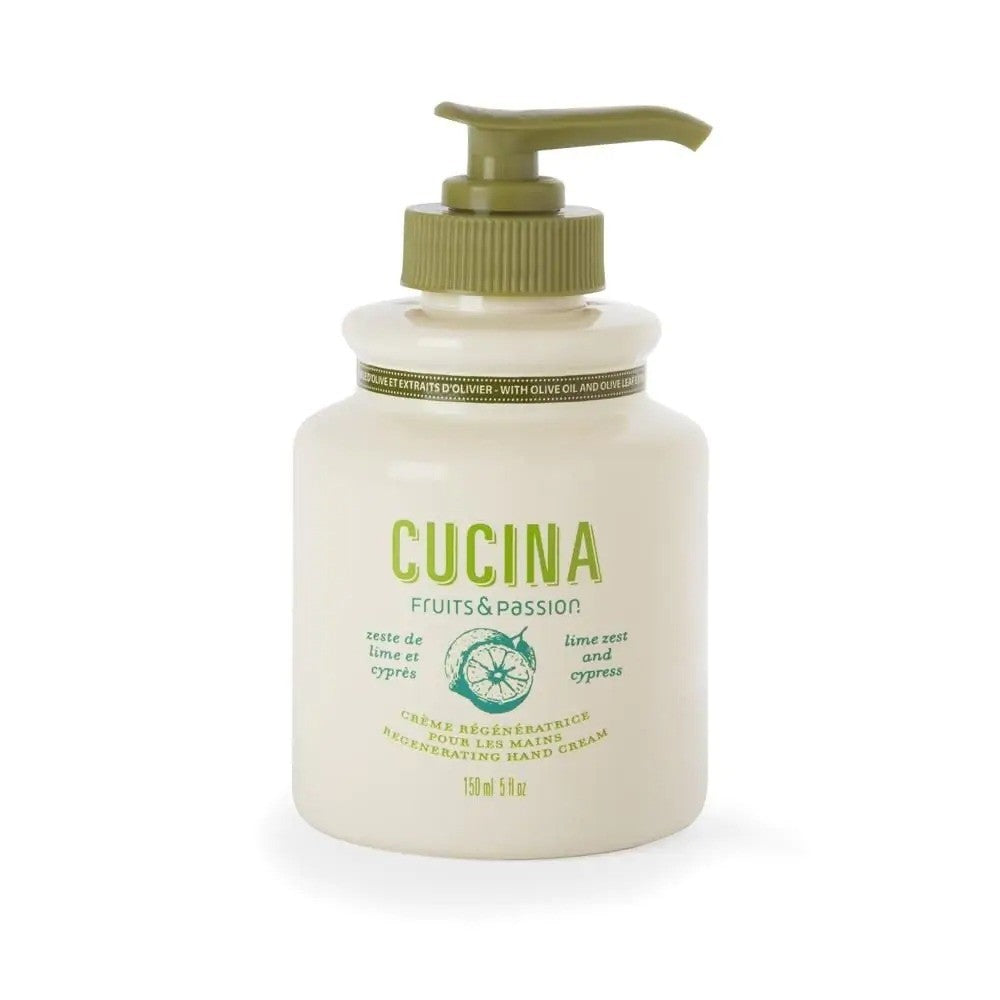 Fruits &amp; Passion Cucina Hand Cream 150ml - Lime Zest &amp; Cypress - iQ living