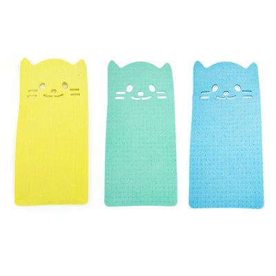 Kikkerland Cats Cleaning Cloth Set Of 3